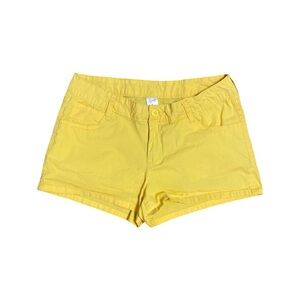City Streets Yellow Mini Shorts
